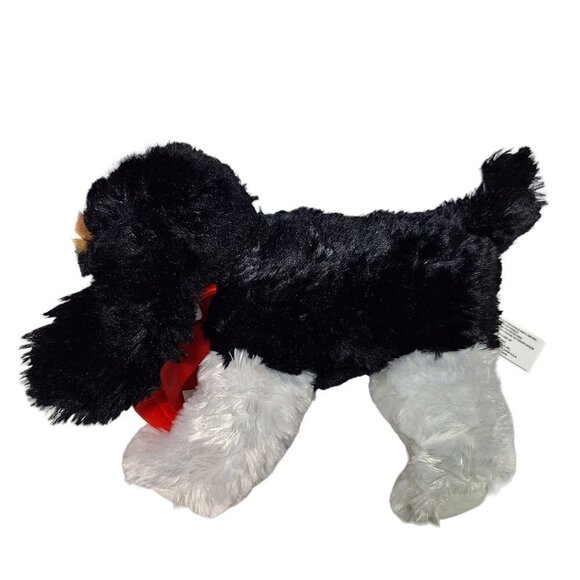 Kellytoy Puppy Dog Black White Valentine 12 Inch - Picture 5 of 8